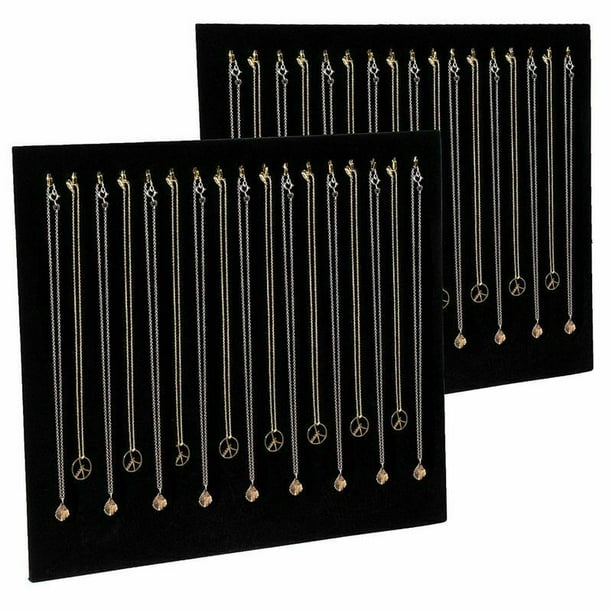 Details about / Pendant Necklace Chain Earring Jewelry Bust Mini Display Holder Stand Showcase